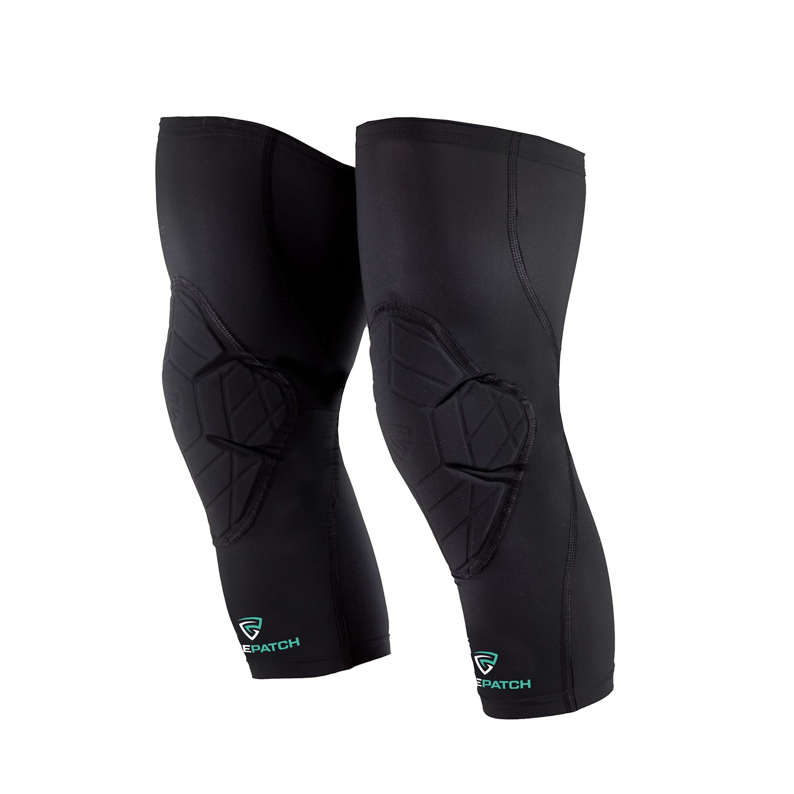 Gamepatch Knee Pads | Compression Sleeve Joint Protection | Small, Black