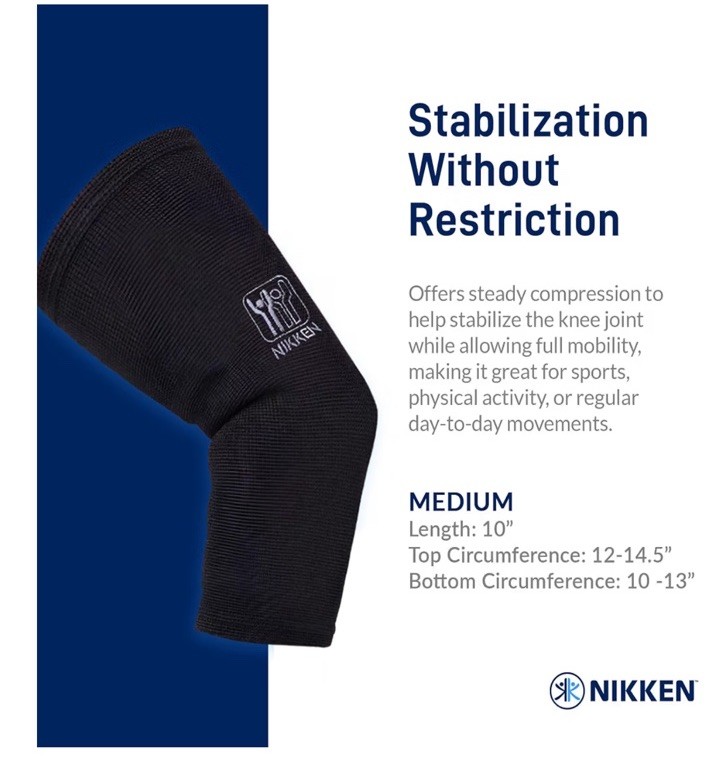 Kenkotherm – Knee Wrap MEDIUM – Black Stretch Support NEW SEALED