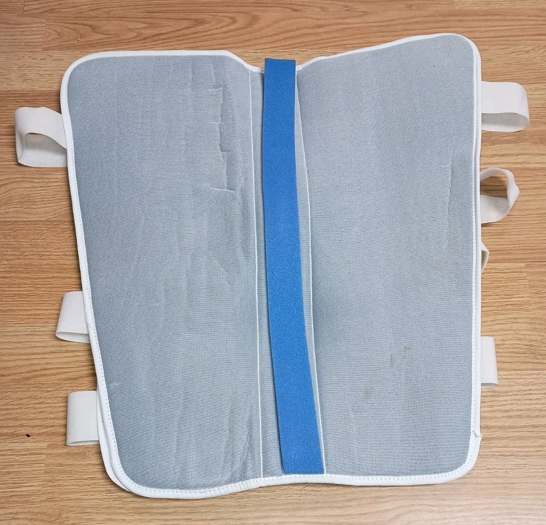 DeRoyal Universal Orthopedic Support Brace, White/Blue/Gray, Made in Guatemala