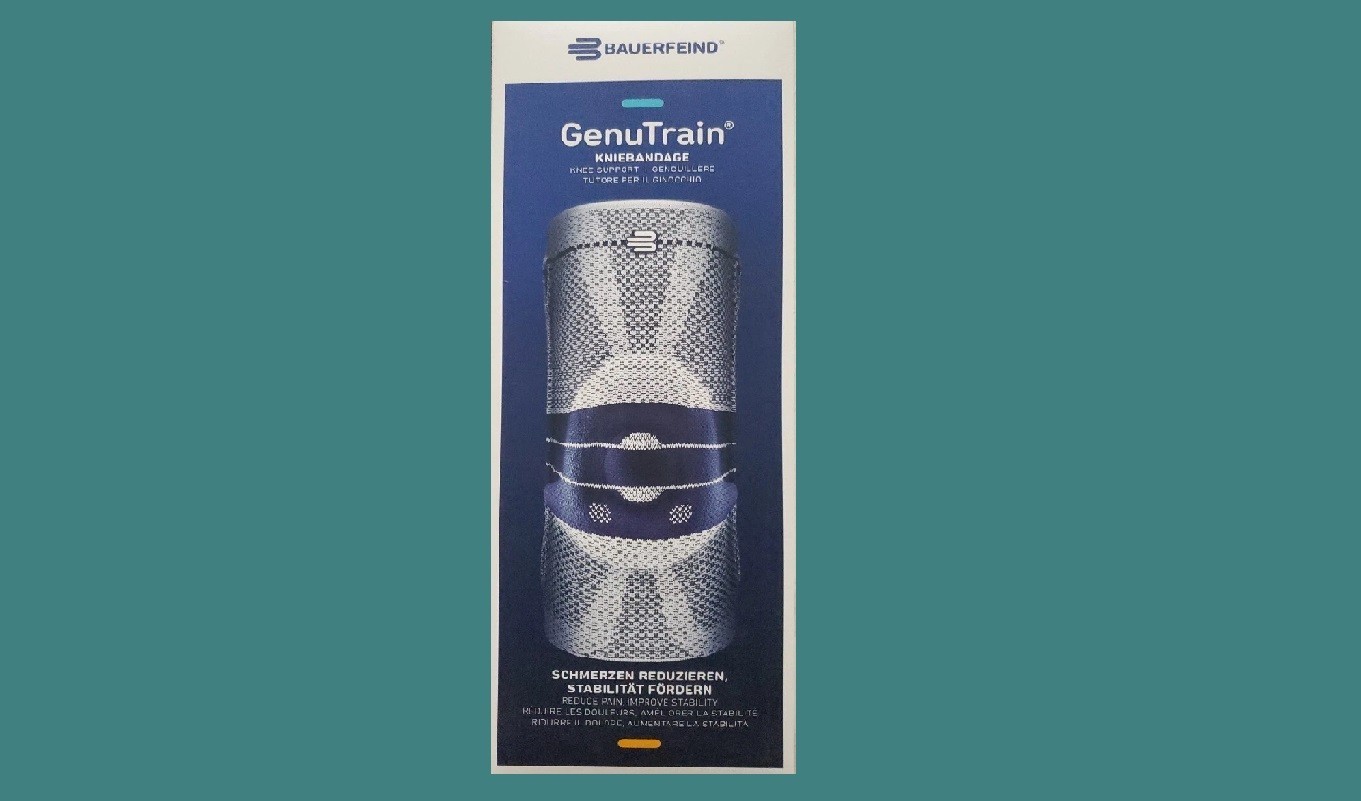 BRAND NEW Bauerfeind GenuTrain Knee Support Brace – Size 3- Color Titan