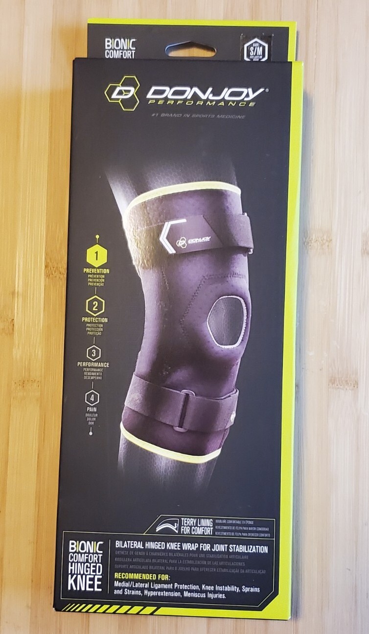 Knee Brace DonJoy Performance Bionic Comfort Hinged Size S/M Brand NEW