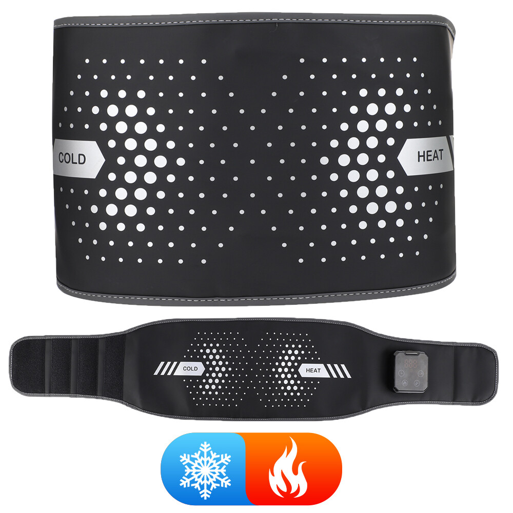 Hot & Cold Therapy Air Compression Waist Belt Lumbar Massage Back Pain Relief