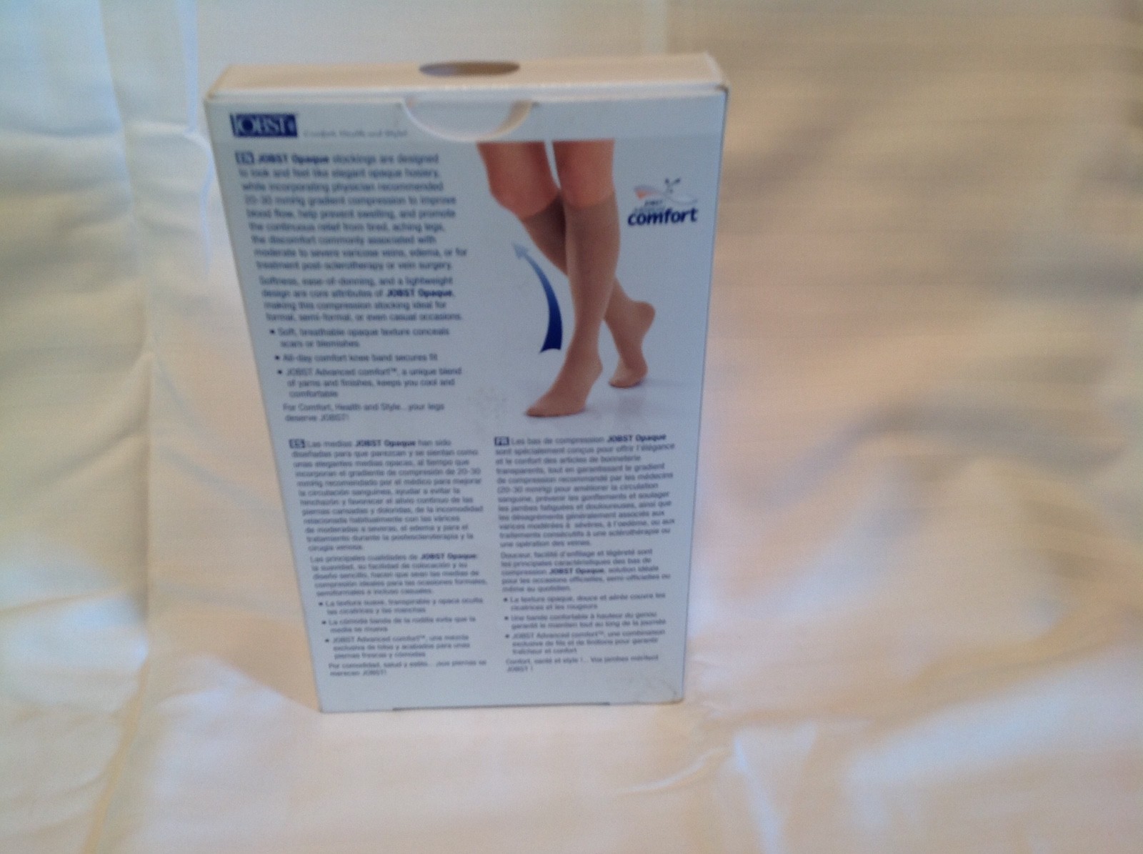 JOBST Medical LegWear Knee High 20-30 mmHg Opaque Medium Silky Beige 1 Pair