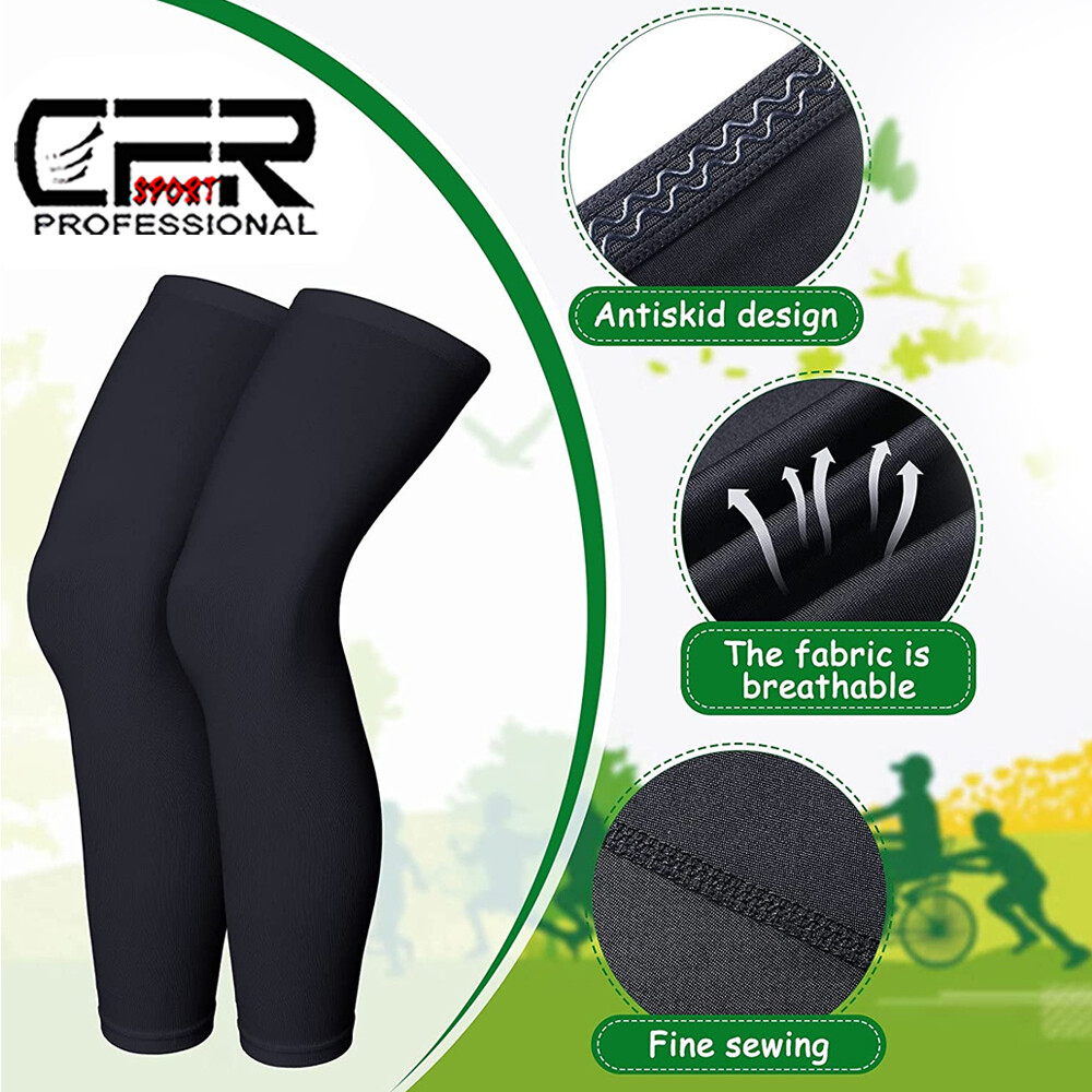 Copper Infused Leg Brace Knee High Compression Sleeve Socks Support Pain Relief