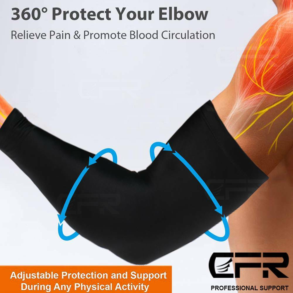 Hot Elbow Support Brace Copper Compression Sleeve Joint Gym Arthritis Arm Sports
