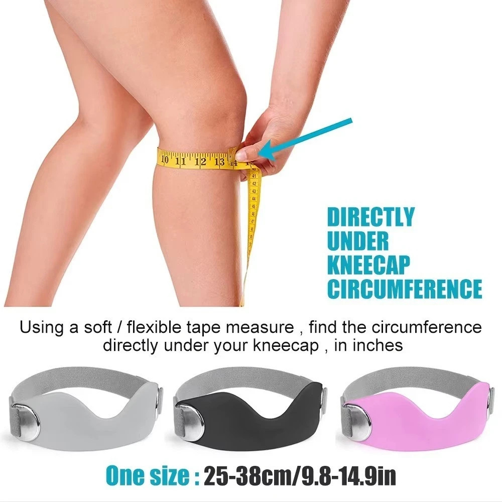 Patella Knee Strap Adjustable Silicone Knee Support Sports Running Knee Brace