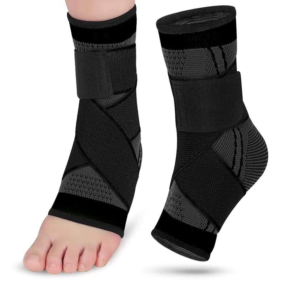 Ankle Support Brace Compression Sleeve Plantar Fasciitis Pain Relief Foot Wra
