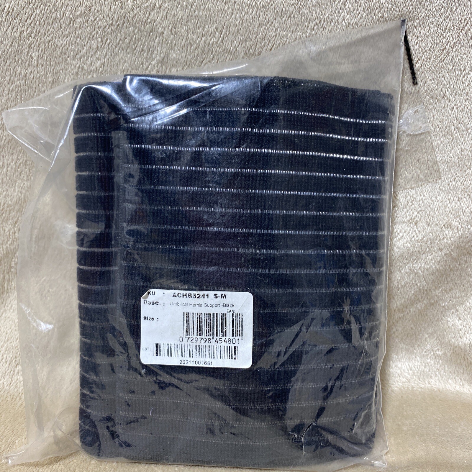 ORTONYX Umbilical Hernia Belt for Men and Women – Abdominal Support Brace S/M