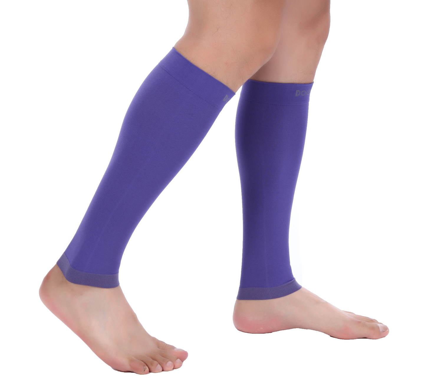 Doc Miller Calf Compression Sleeve 1Pair 20-30mmHg Recovery Varicose Vein VIOLET