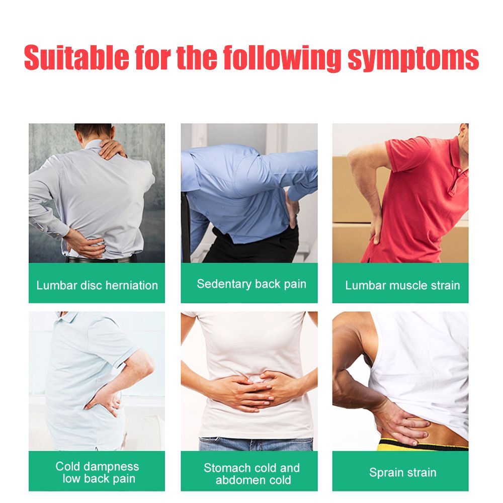 Tourmaline Self Heating Magnetic Therapy Support Belt Lumbar Back Waist Brace