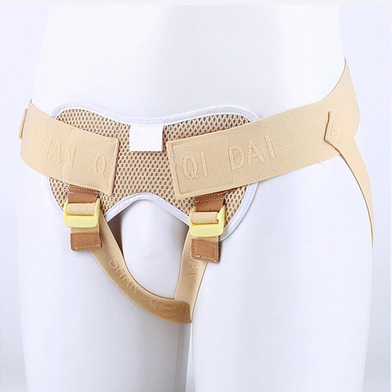 Mens Inguinal Groin Hernia Support Belt Hernia Pain Relief Truss Brace & 4 Pads