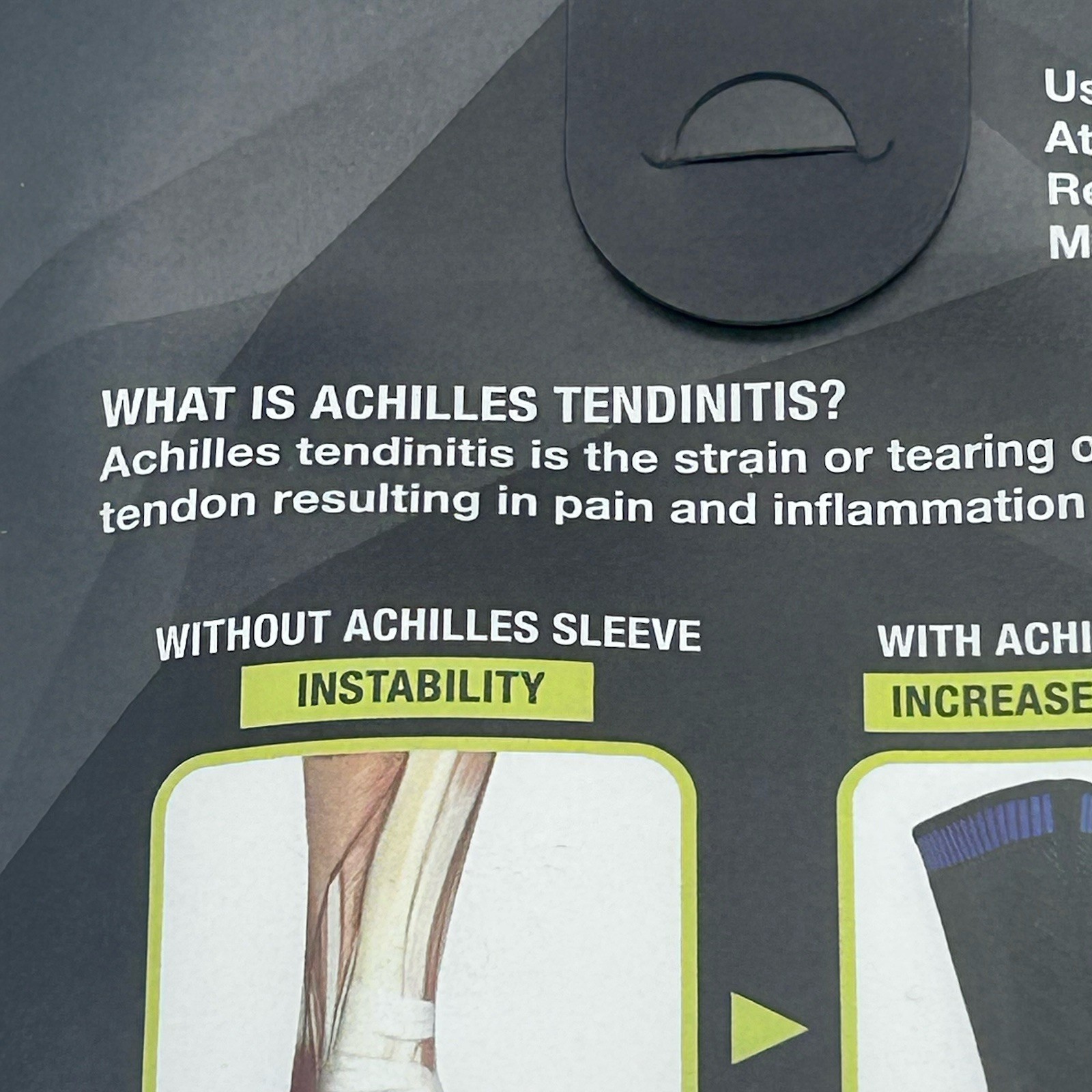 Pro-Tec Athletics Achilles Sleeve w/Dual Compression Strips – Tendon Supra Small