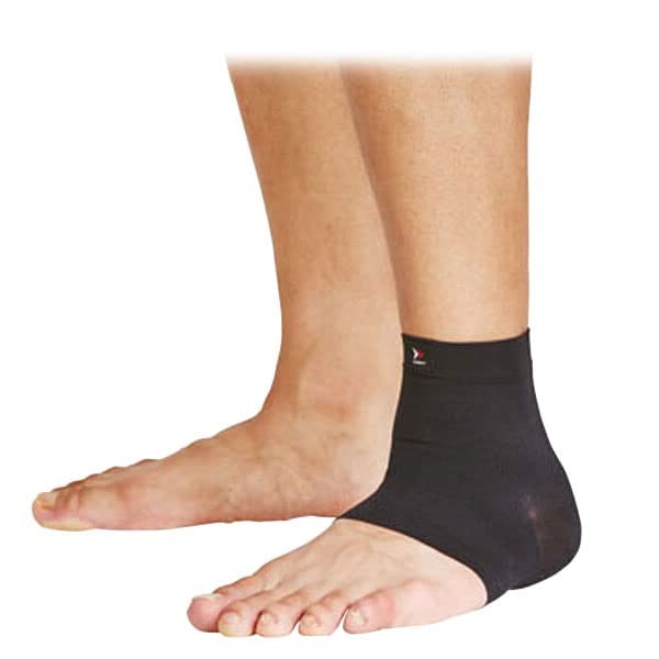 ZAMST Ankle Support, 1 Piece, Ambidextrous, SPBM-ANKLE, Black, L
