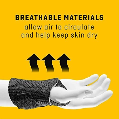 Wrist Support Adjustable Neoprene Moderate Compression Breathable Comfort for