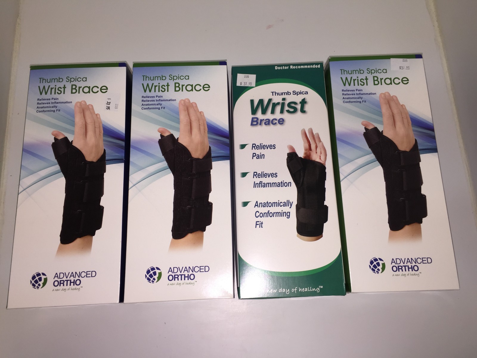 New Advanced Orthopaedics Thumb Spica Wrist Brace