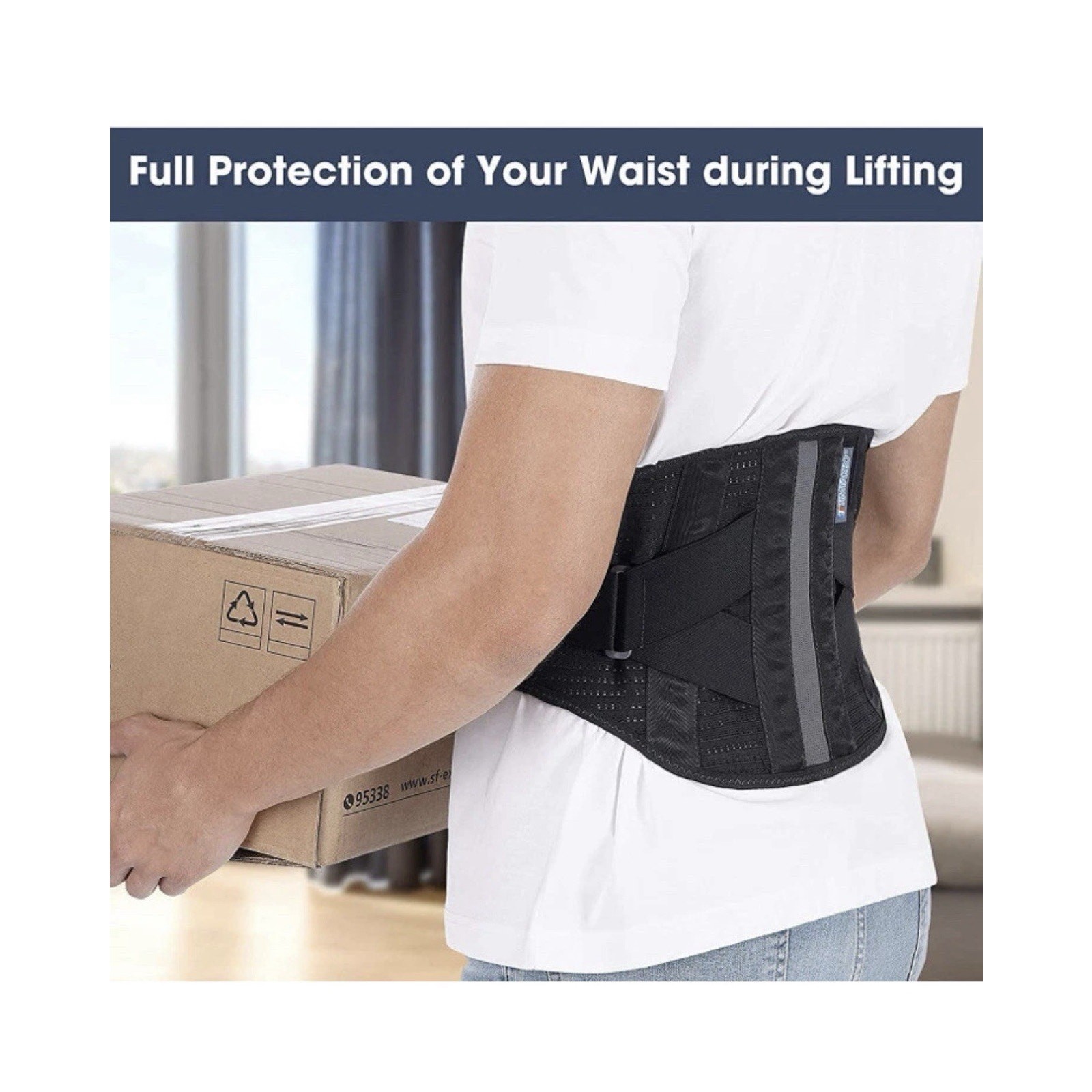 New Timtakbo Lower Back Brace Support Waist Belt Men Women Pain Relief