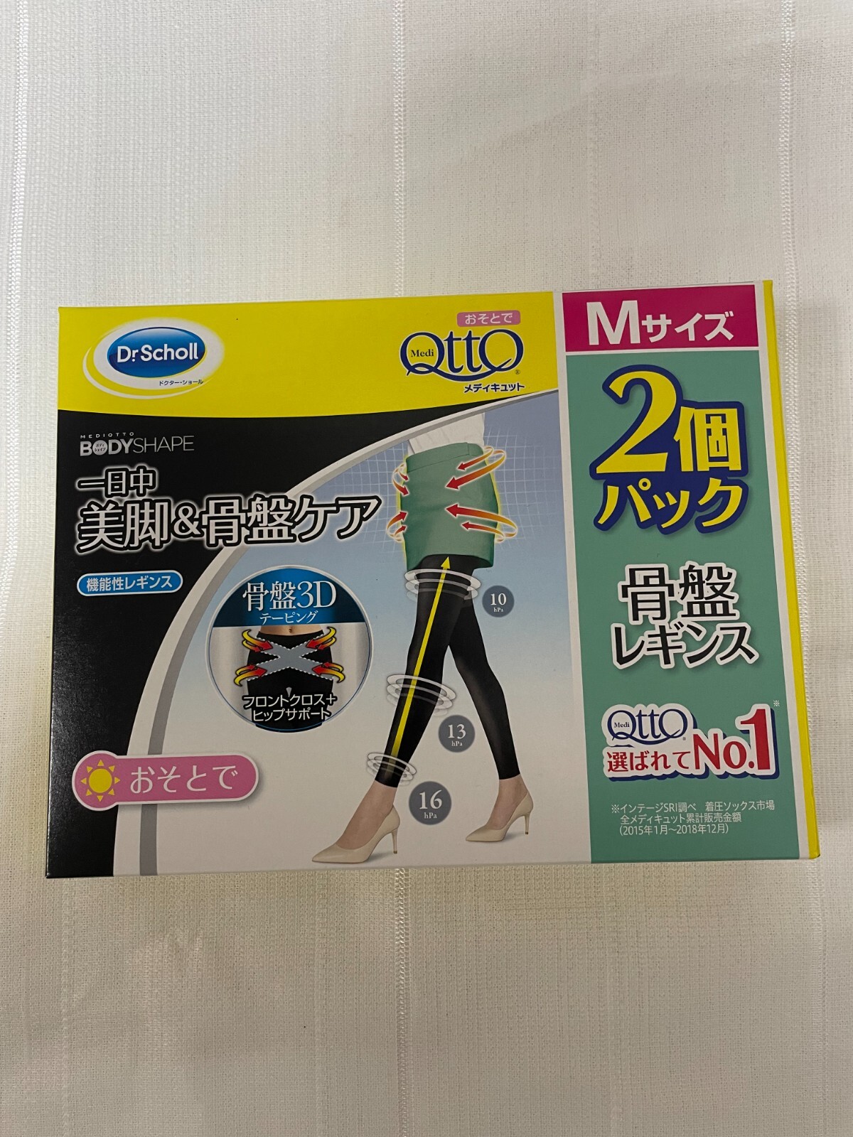 Pelvic Corrective Compression Socks MediQtto Body Shape M x 2 Made in Japan