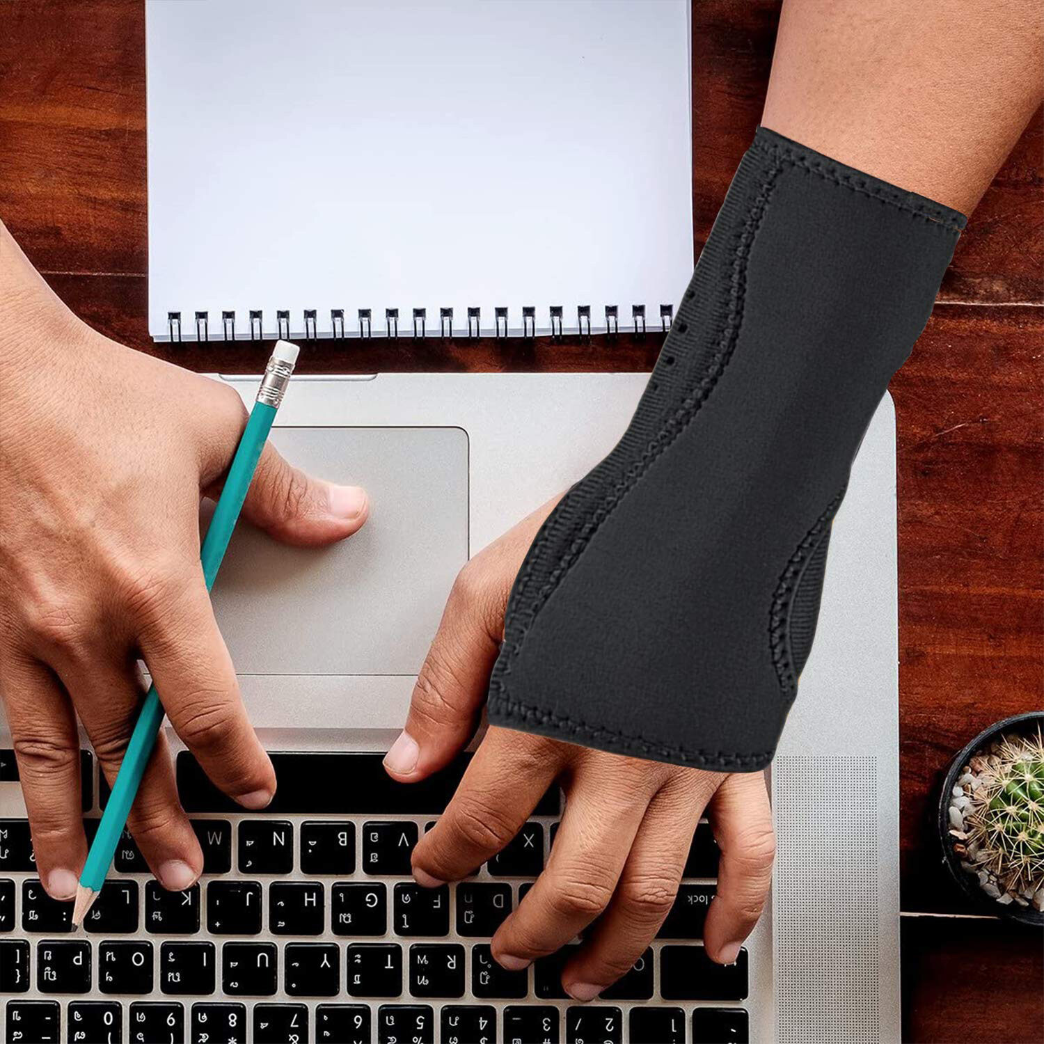 Soft Wrist Sleep Support Brace Carpel Tunnel Typing Fatigue/Pain Relief – 2pcs