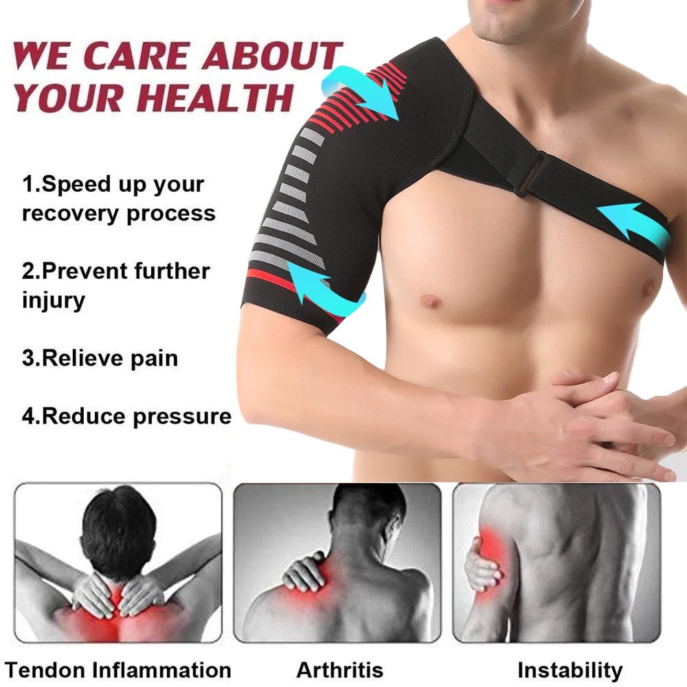 Compression Shoulder Brace with PowerKnit Compression Technology | Shoulder