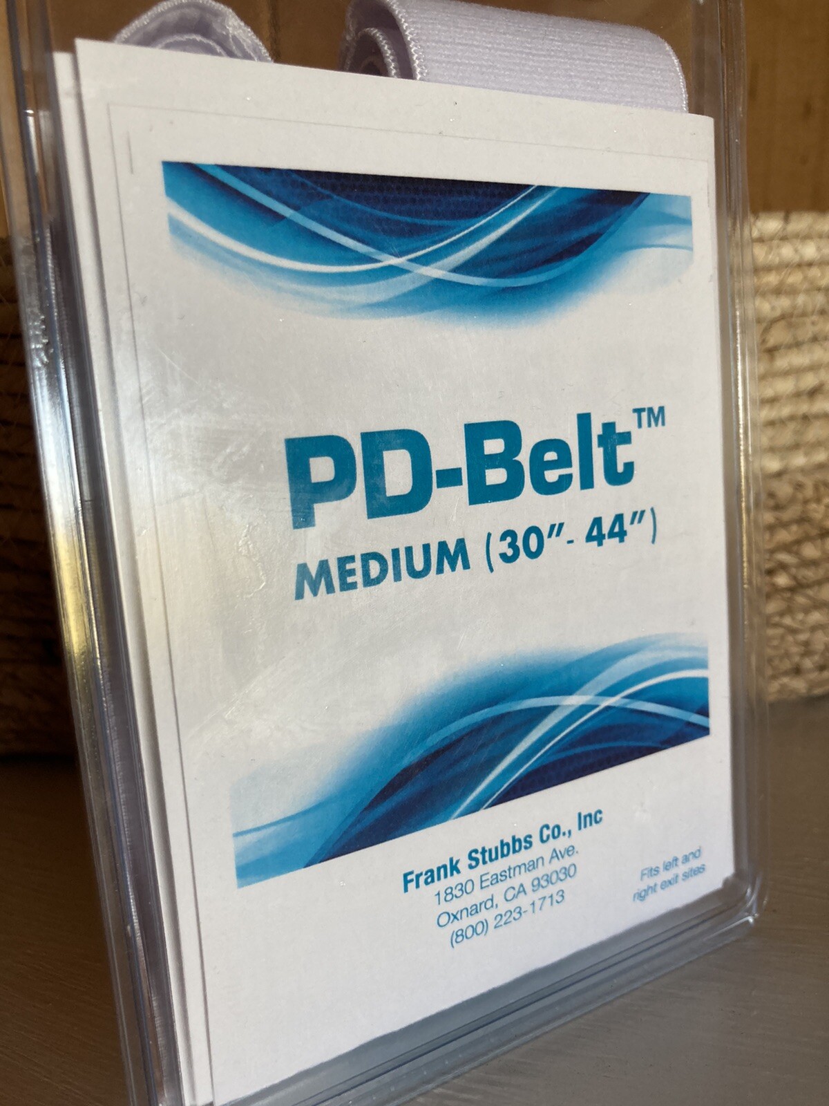 PD-Belt Medium 30″-44″Peritoneal Dialysis PD Catheter Holder Frank Stubbs Co.