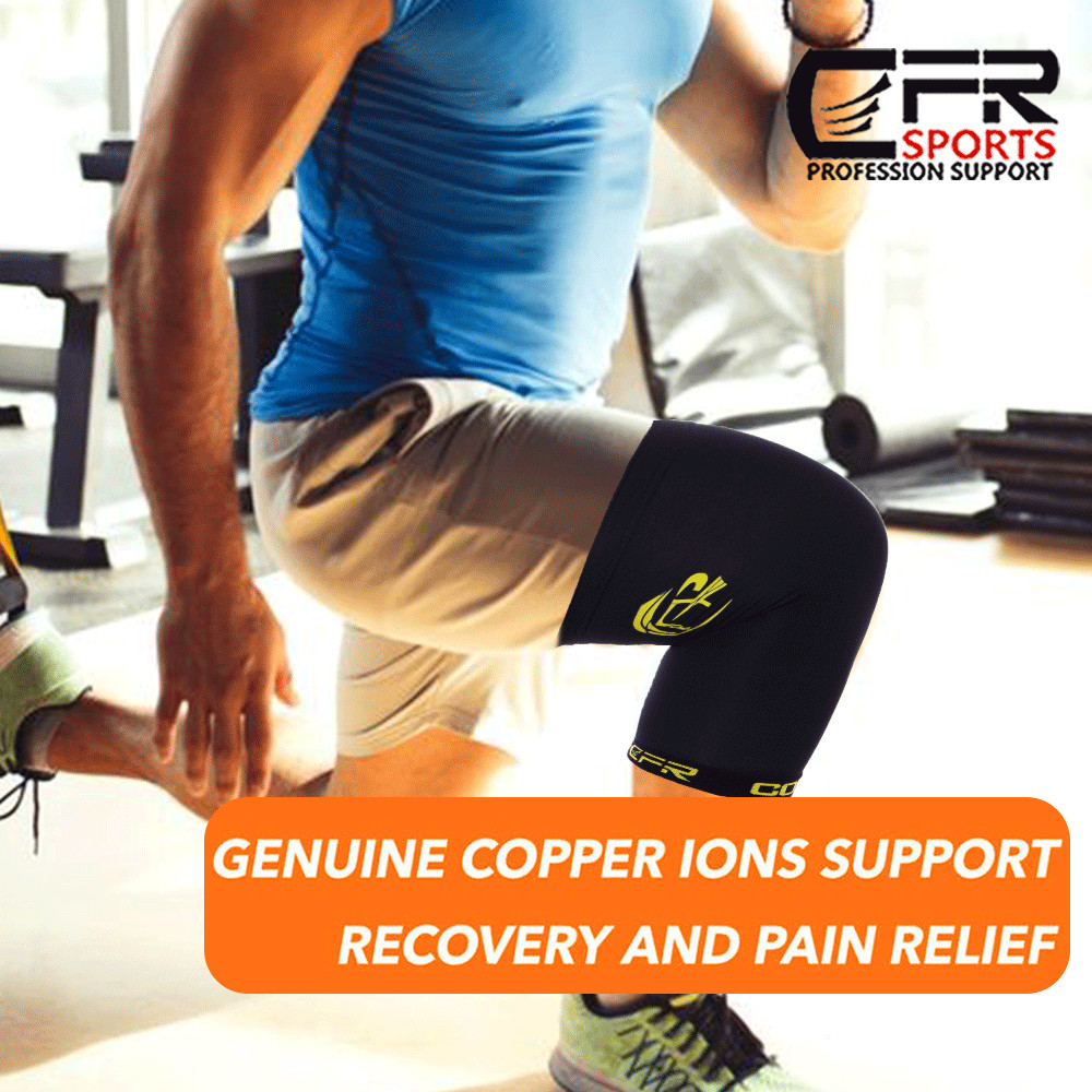 Copper Knee Support Sport Brace Compression Sleeve Arthritis Joint Pain Runners