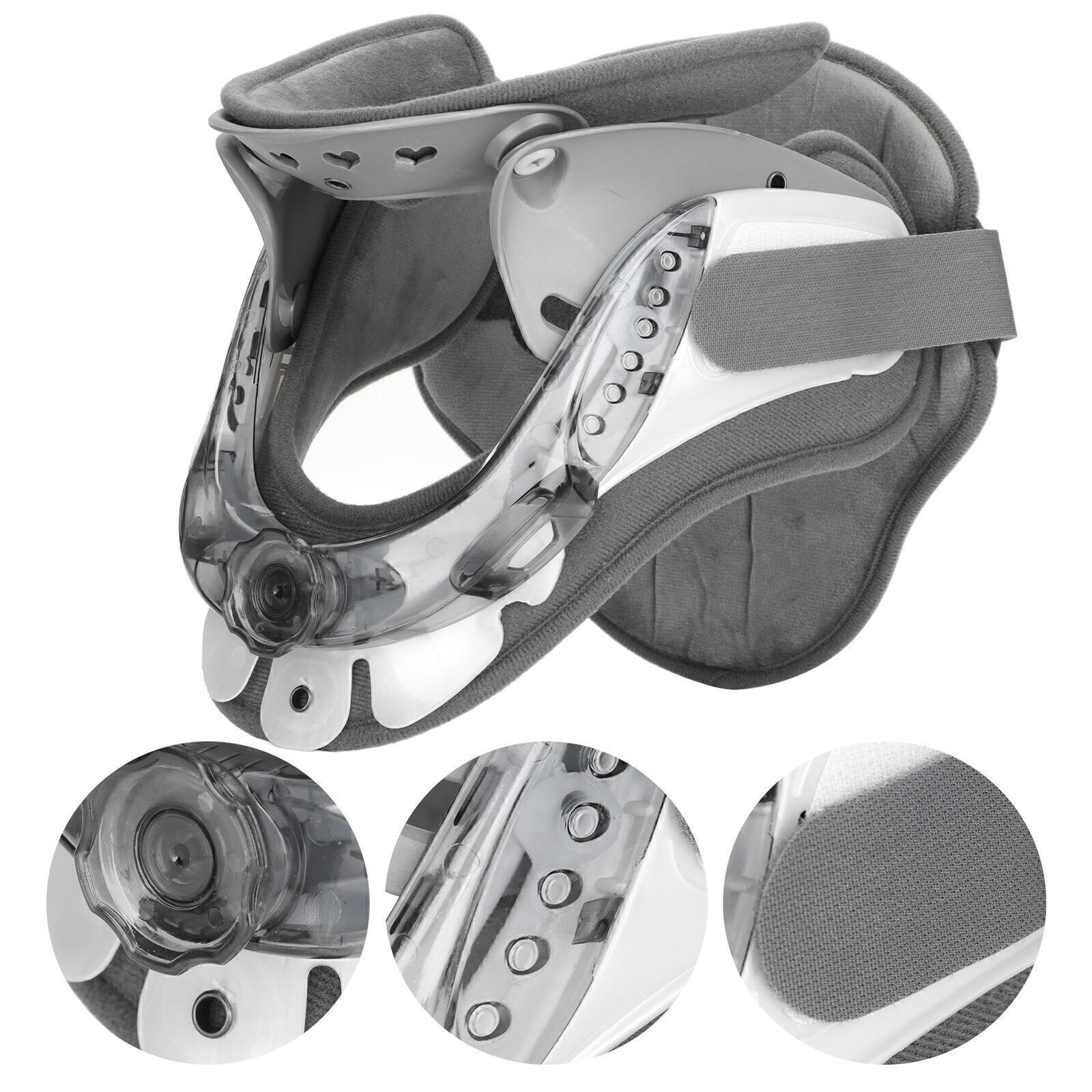 Neck Support Brace Pain Relief Height Adjustable Cervical Traction Device