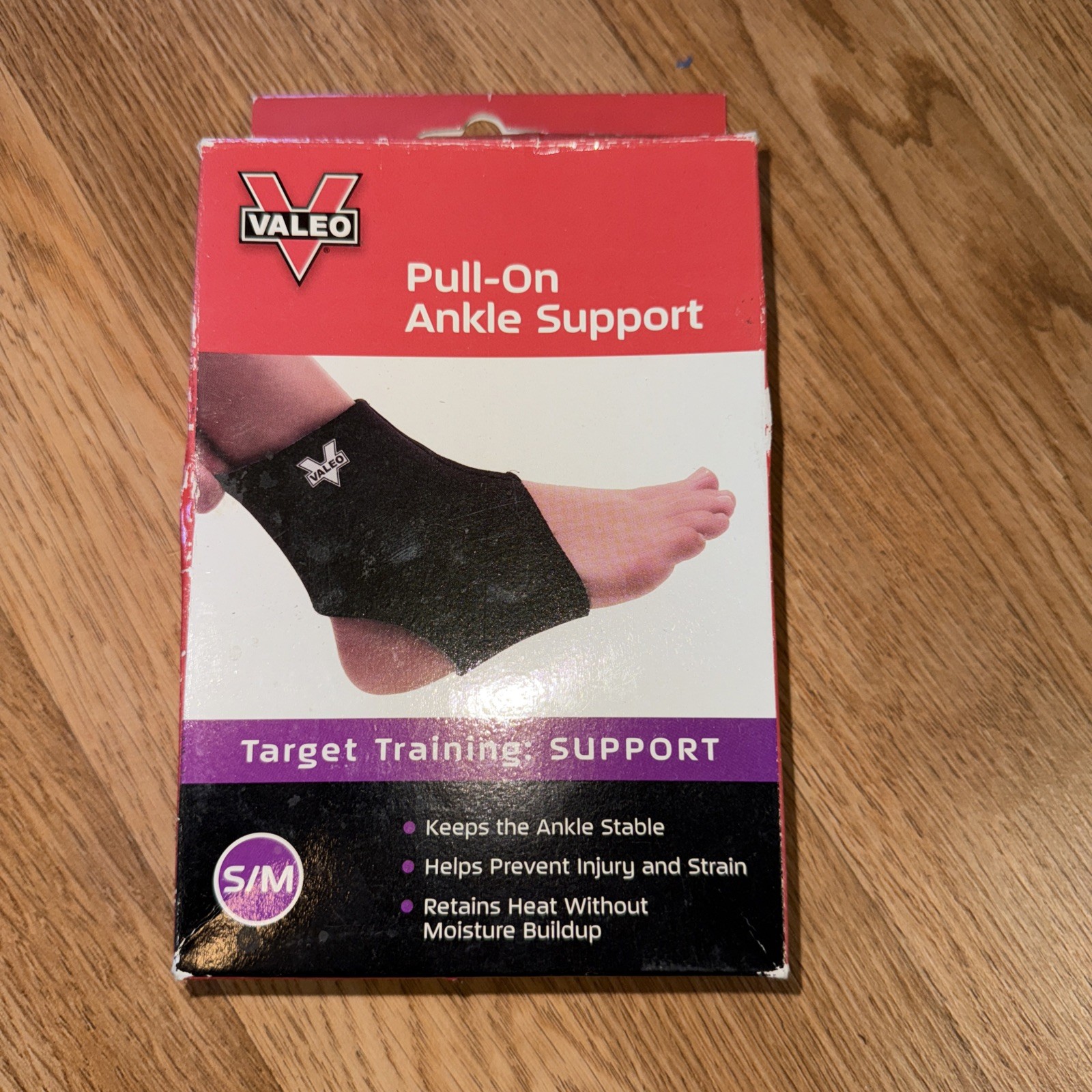 VALEO Target Training, Support S/M Pull On Ankle Support
