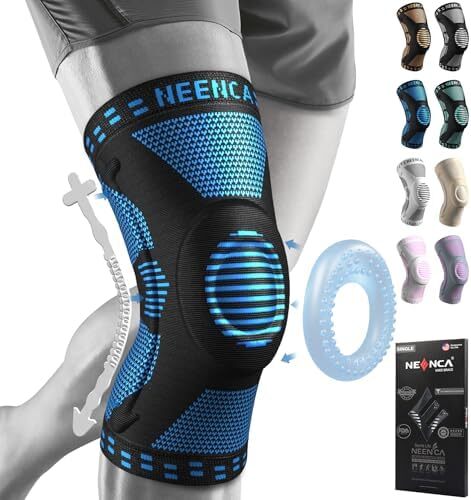 NEENCA Knee Brace for Women & Men, Medical Support with Medium, Blue