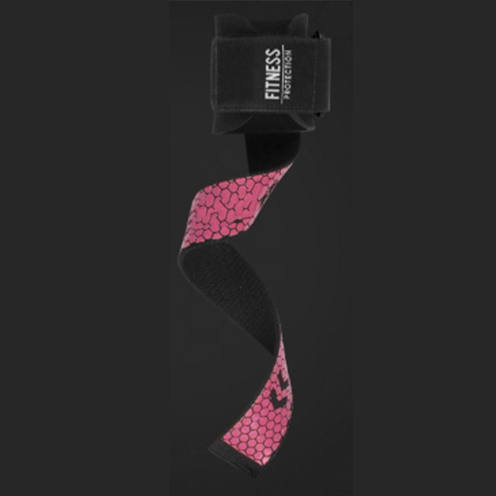 2PCS Anti Slip Weightlifting Wrist Strap For Fitness Black SCIT