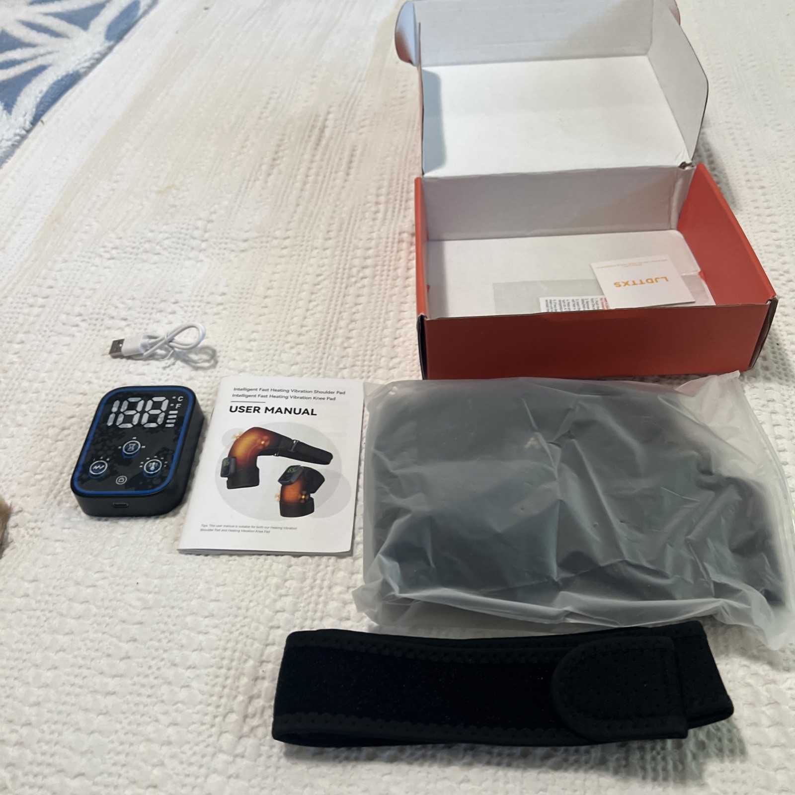 APP Control Heated Shoulder Massager Support Brace for Rotator Cuff Pain Relief