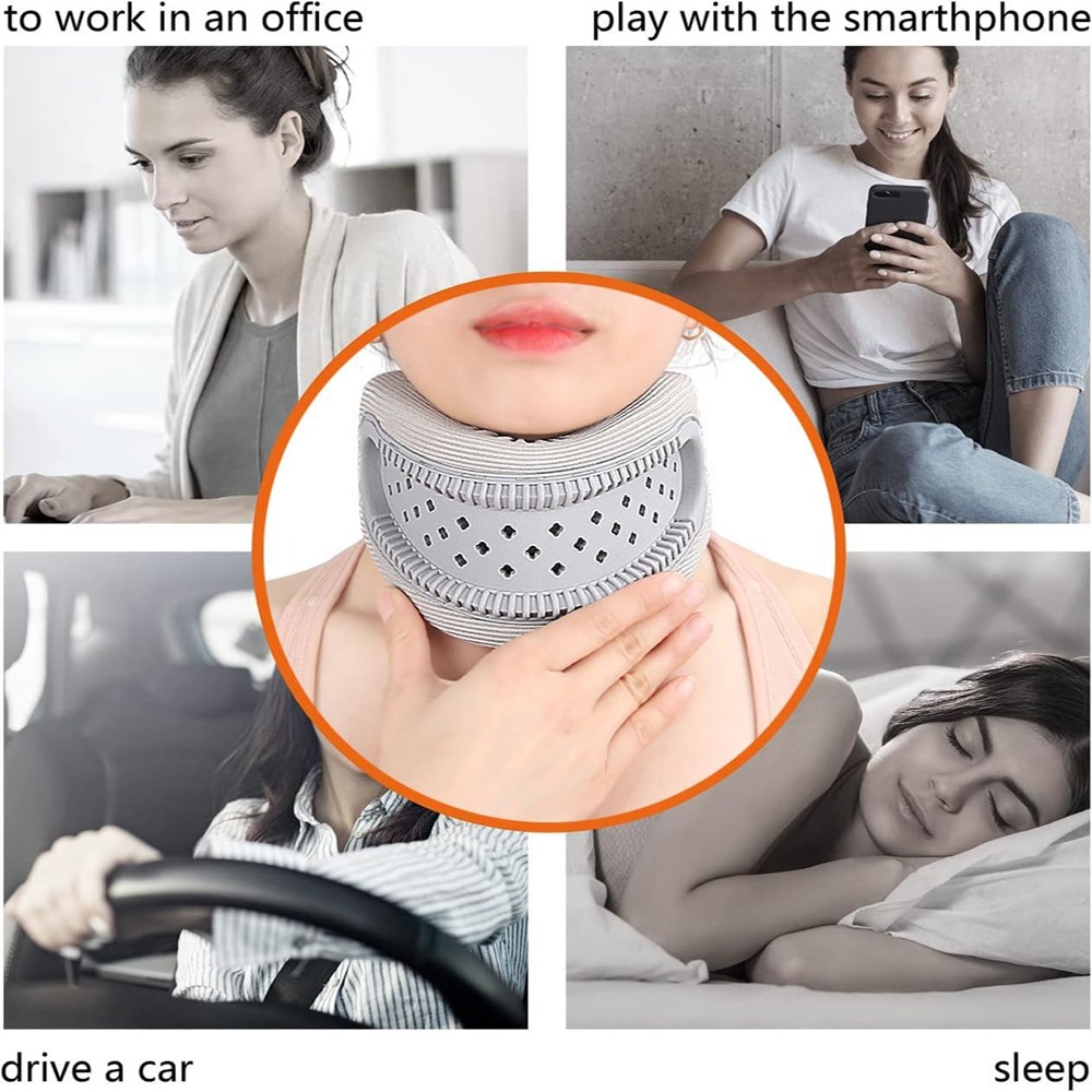 1pc Durable Silicone Material Comfortable Neck Support for Neck Pain and Support
