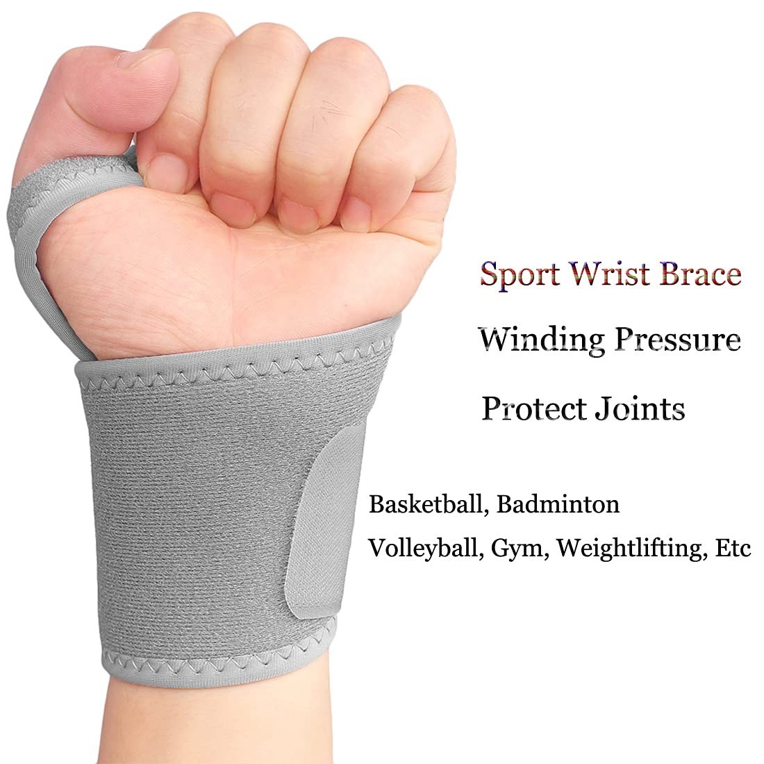Breathable Wrist Support Wraps – Joint Pain Relief for Active Youth & Adults