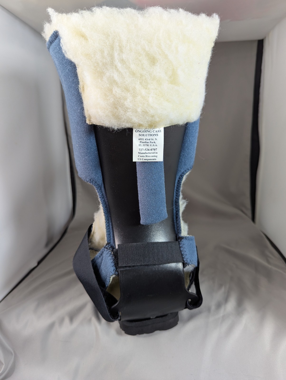 SoftPro AFO Ankle Foot Support Boot Large Sherpa Fleece Lined Unisex