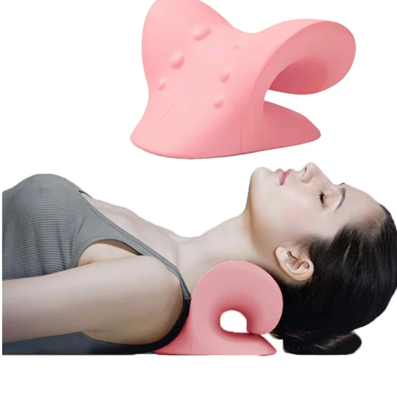Cervical Neck Traction Device Spine Stretcher Pain Relief Posture Corrector