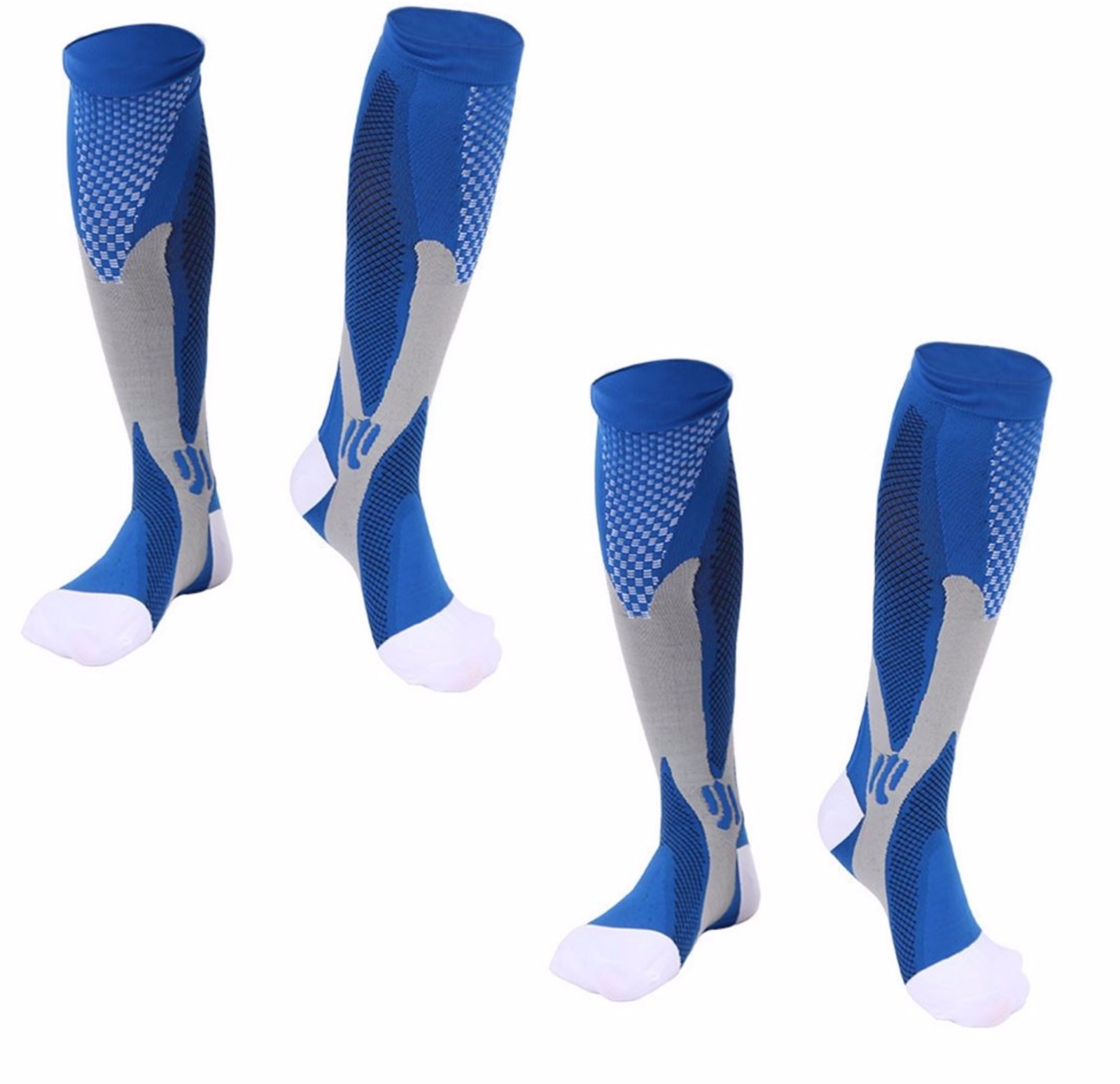 Graduated Compression Socks Sports Running Circulation Flight Travel Nurses SX10