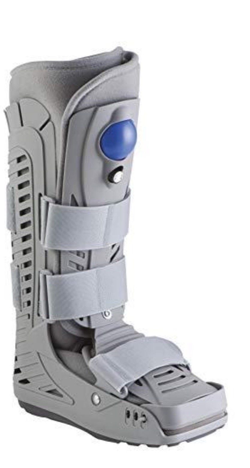 United Ortho 360 Standard Air Walker Boot Adjustable Compression Gray/Blue