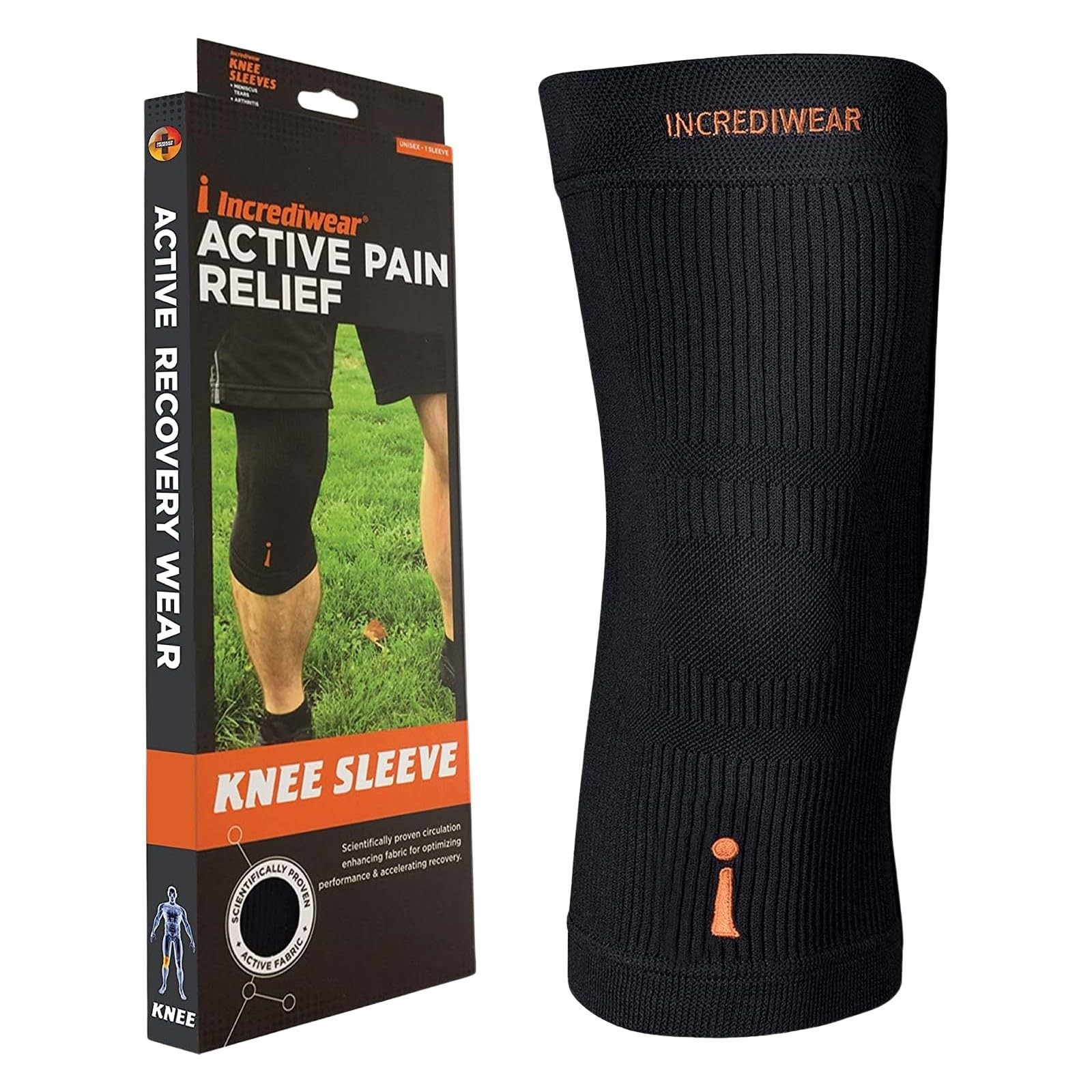 Incrediwear Knee Sleeve – Braces for Pain, Joint Pain Large, Black