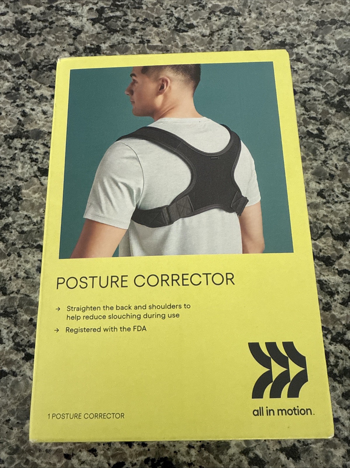 NEW- Posture Corrector , All In Motion: Nylon, For Up To 300 Lbs