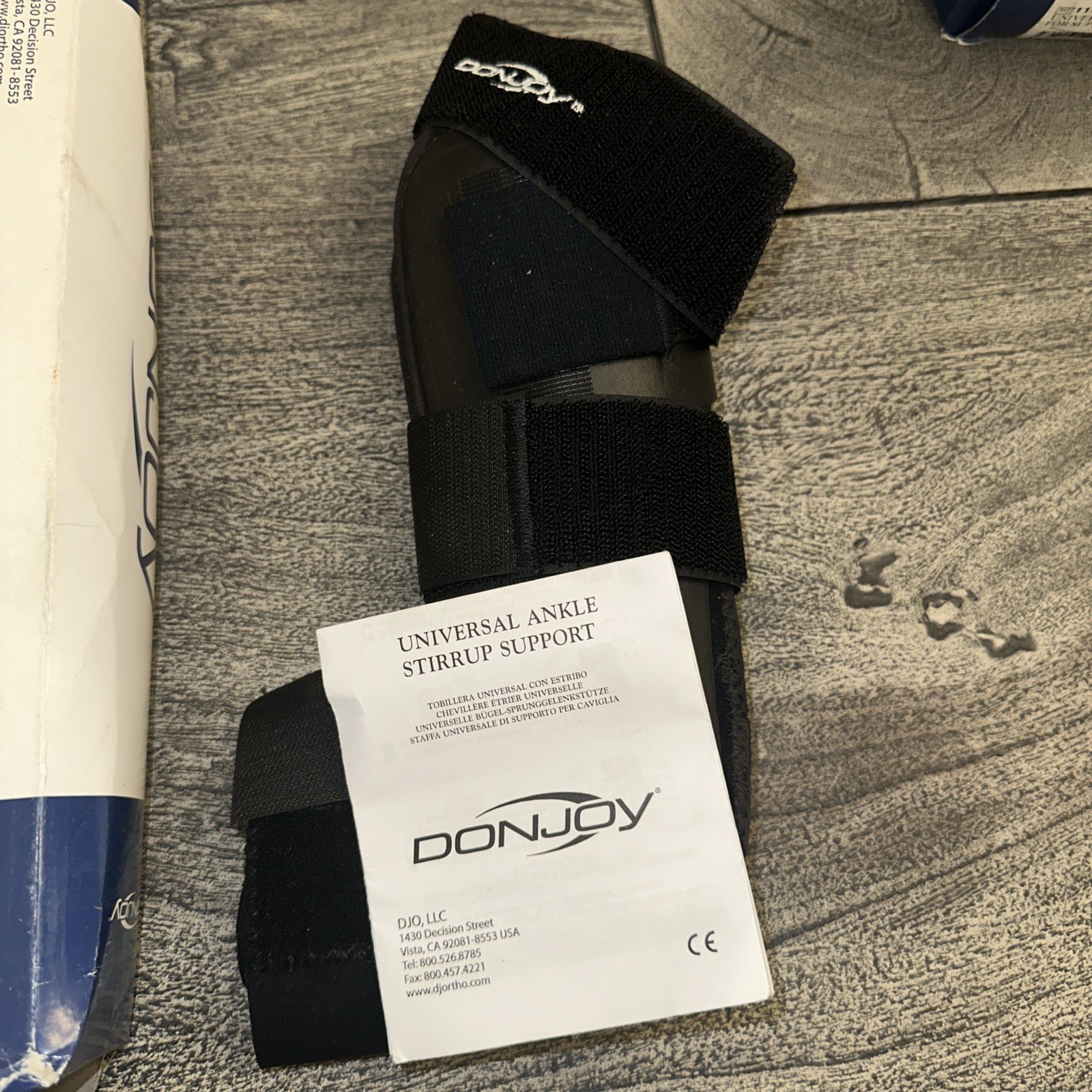 Don Joy Stabilizing Ankle Support Brace Black Universal
