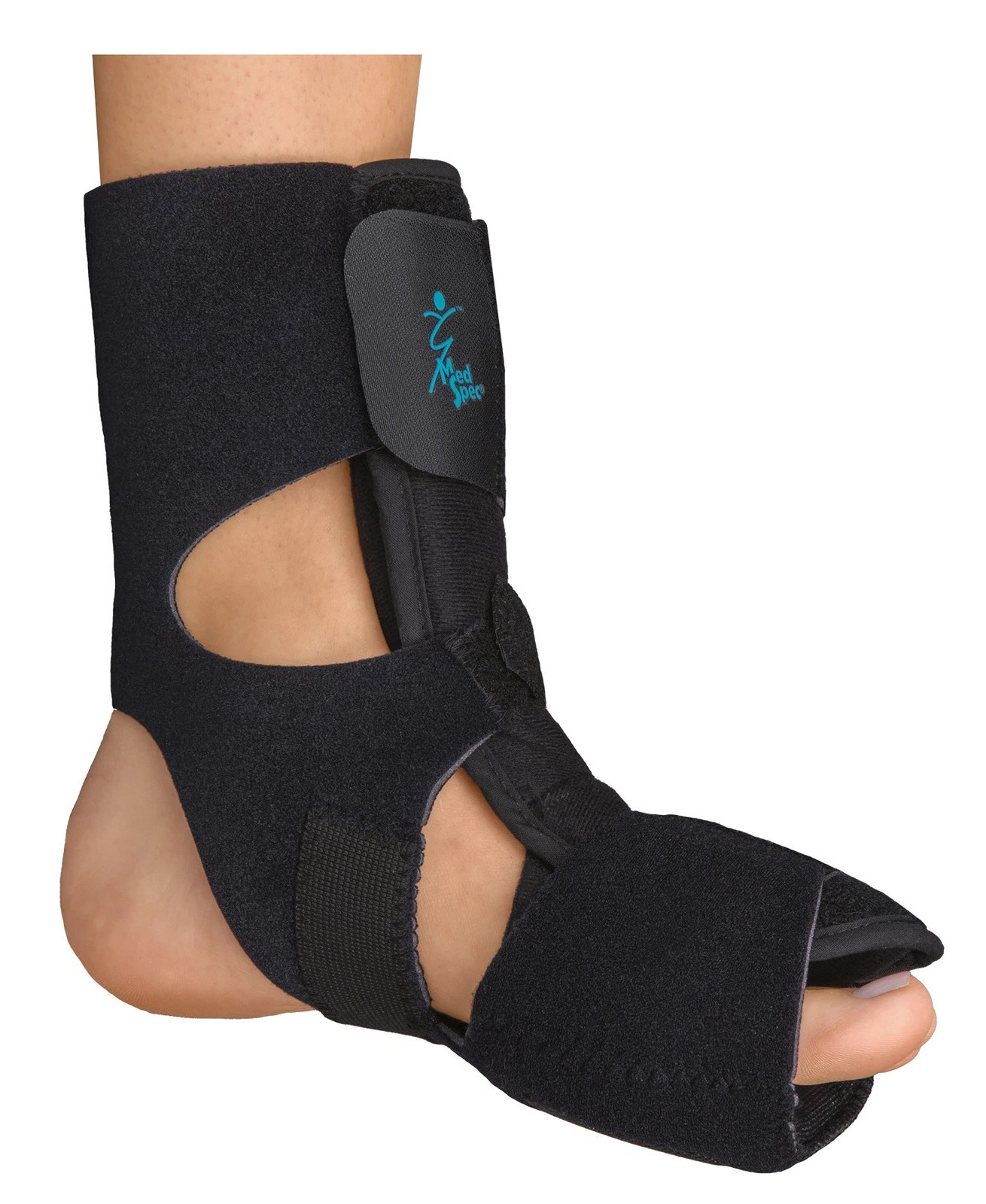 Med Spec Phantom Dorsal Night Splint, Size XL Black-NIB