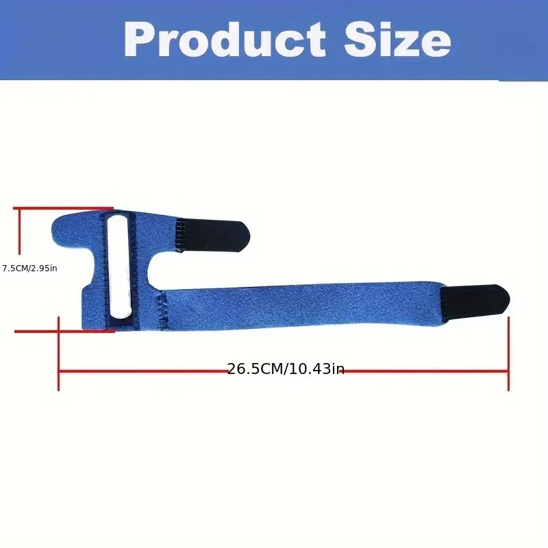 Finger Splint Adjustable Finger Support Brace With Fastening Strap For