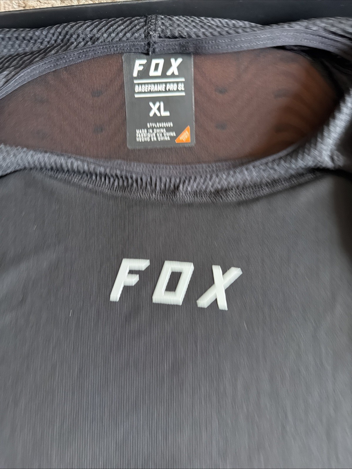 Fox Racing Armor – Baseframe Pro SL Base Layer Black Size XL
