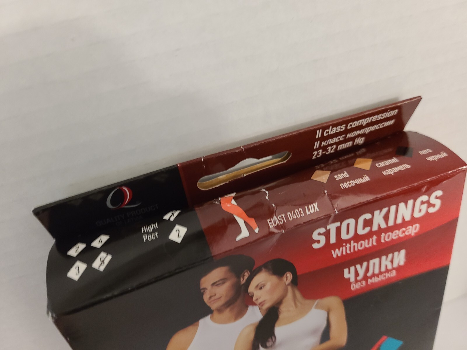 Tonus Elast Stockings without toecap 23-32 mmHg sz 5 XL NEW