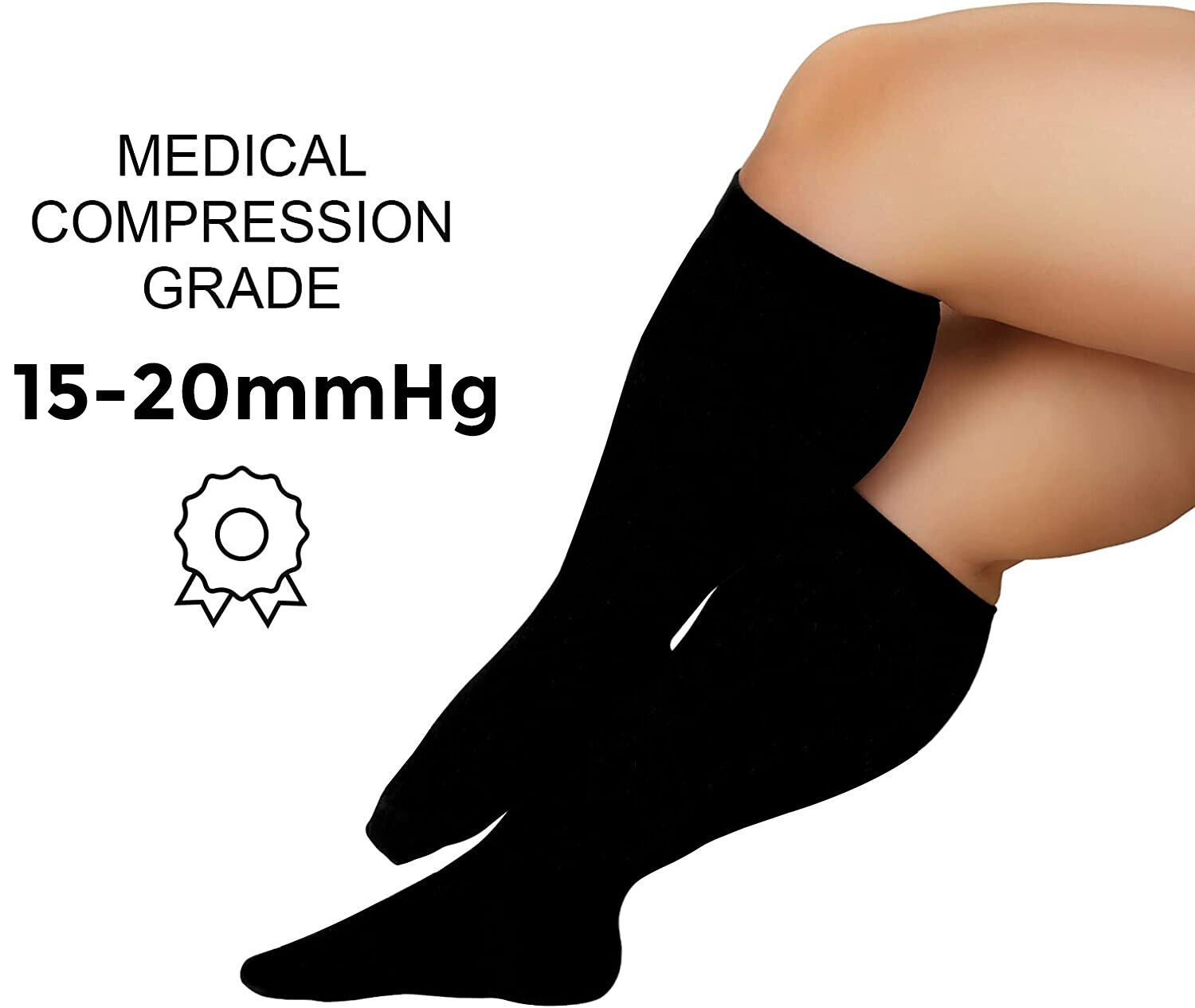 High Stretch Knee Braces Sleeves for Knee Pain Women & Men All-Day Use (XL)
