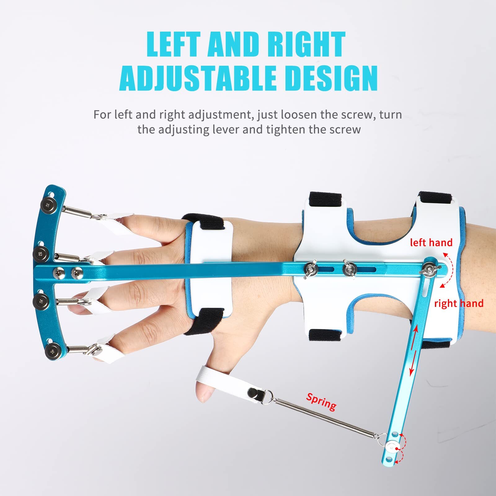 Hand Wrist Finger Orthotics Training Device for Stroke Hemiplegia Rehab
