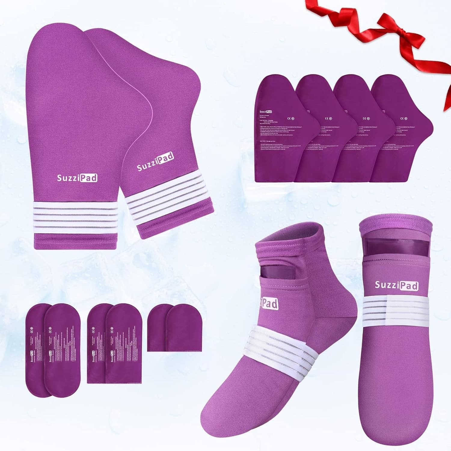 Cold Socks & Hand Ice Pack, Cooling Gloves for Chemotherapy