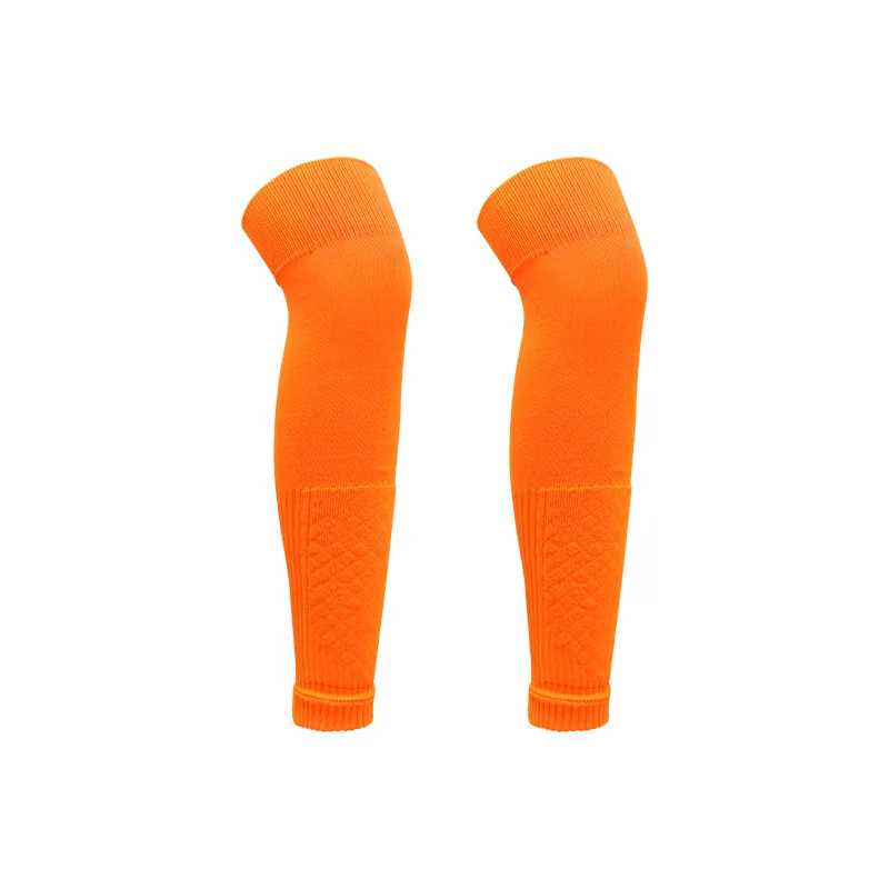 Adult Leg Warmers Elastic Soccer Shin Guard Calf Socks Over Knee Men Sports Comp