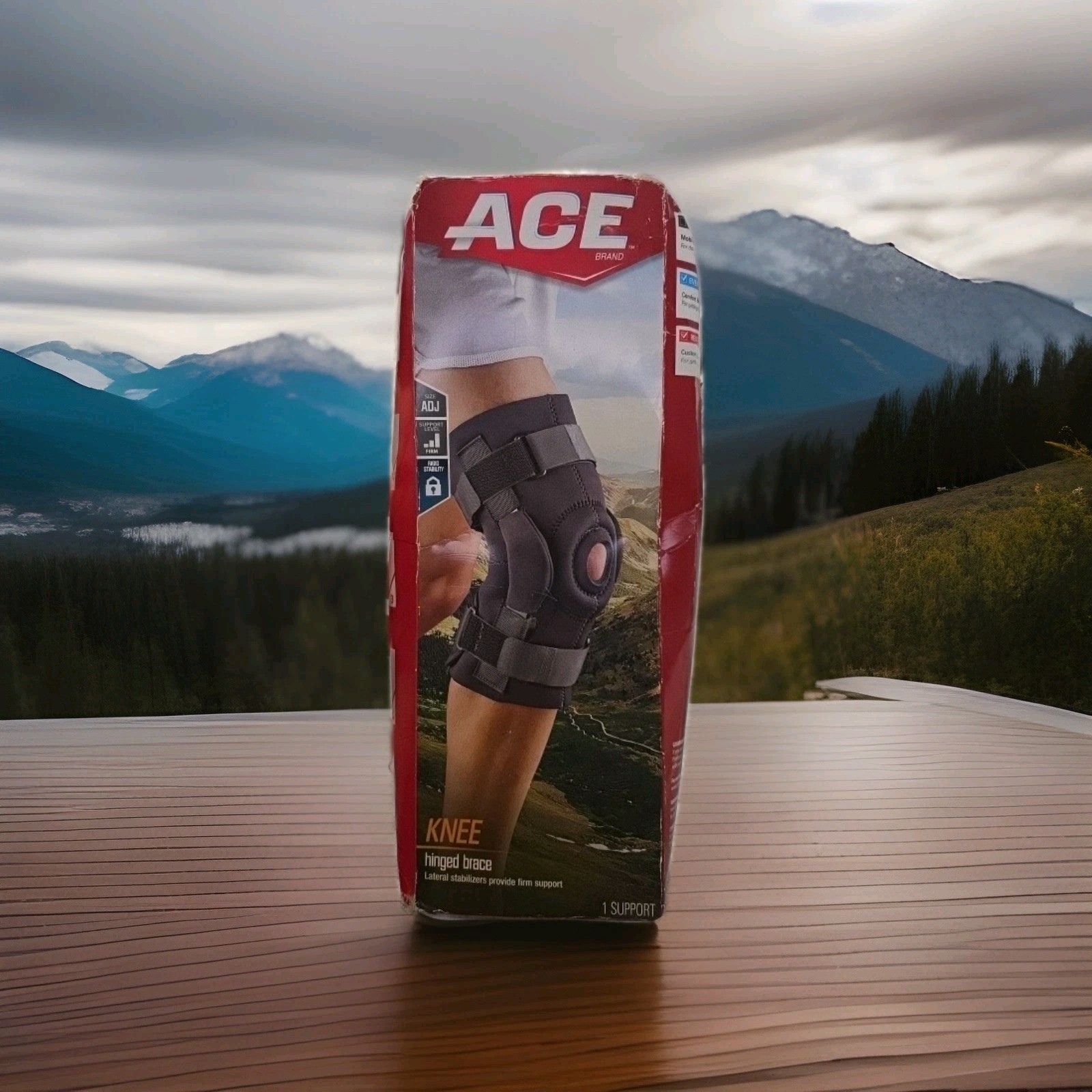 ACE Stabilizing Hinged Knee Brace Left or Right Knee – Unused open & Dmged box
