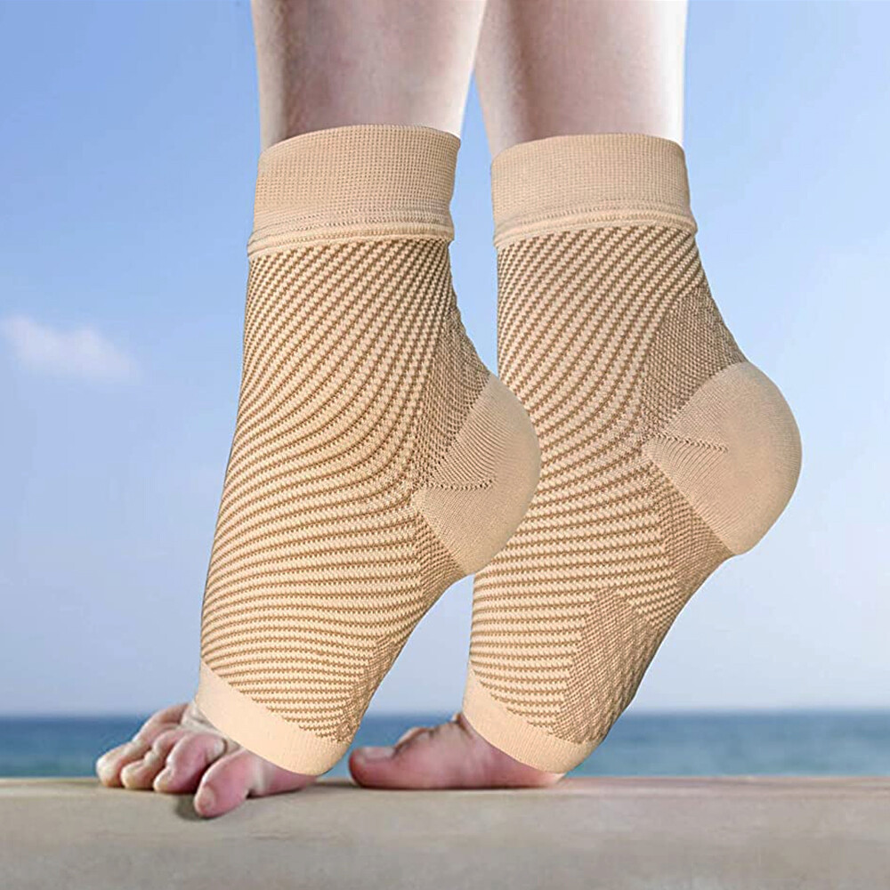 Elastic Durable Ankle Support S M L Protection Sport Sock Running Injury Sprain