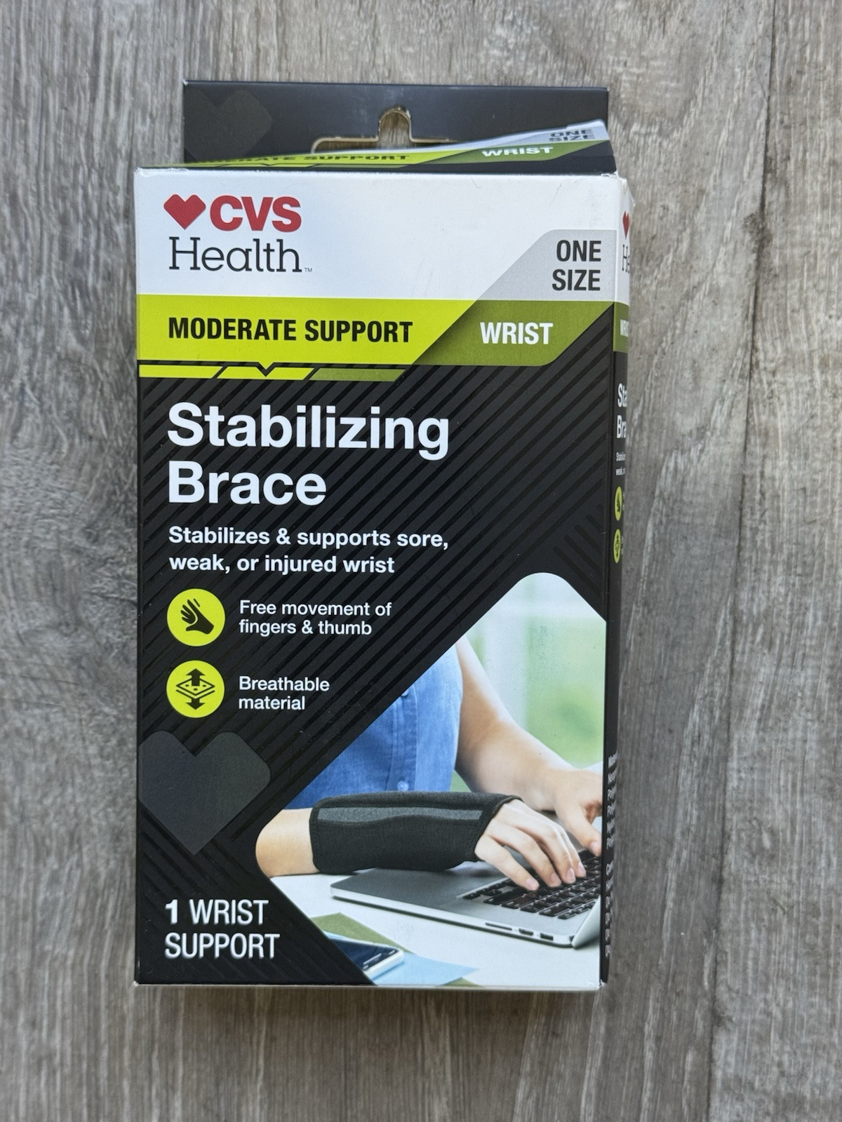 CVS Health Wrist Moderate Support Stabilizing Brace – Wrist Support One Size